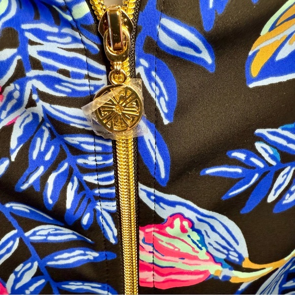 NWT Lilly Pulitzer Brittana Jacket UPF 50 – Onyx Earned Stripes, Size M 🌺 - Picture 3 of 7